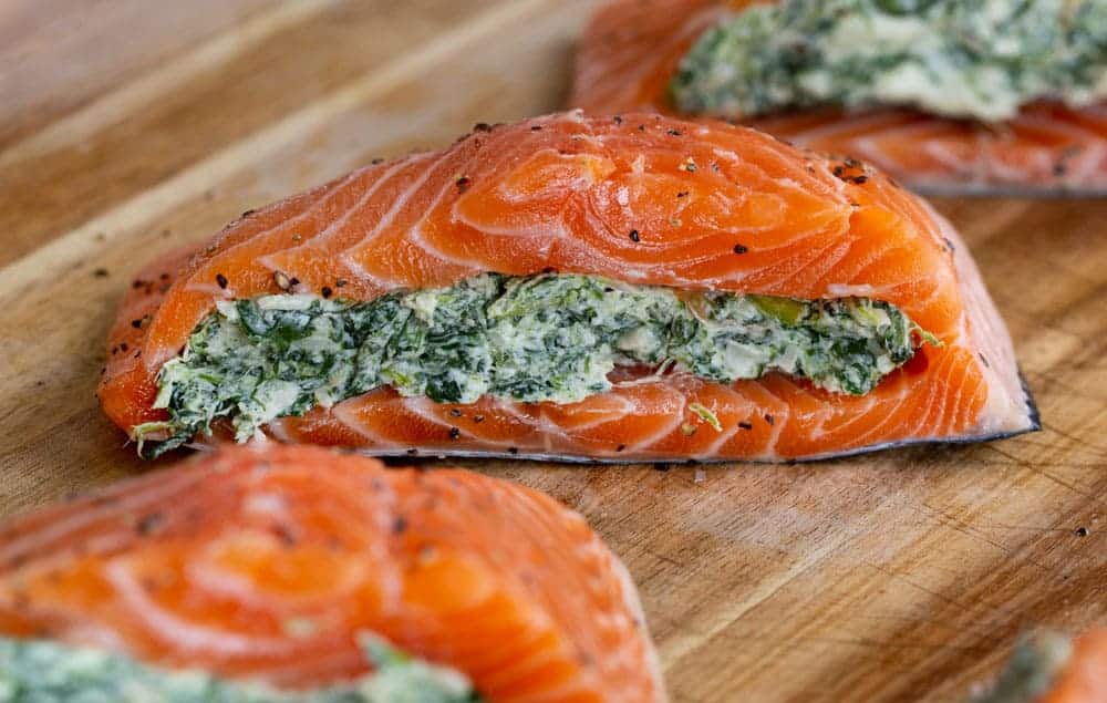 Spinach Stuffed Salmon Meal Studio
