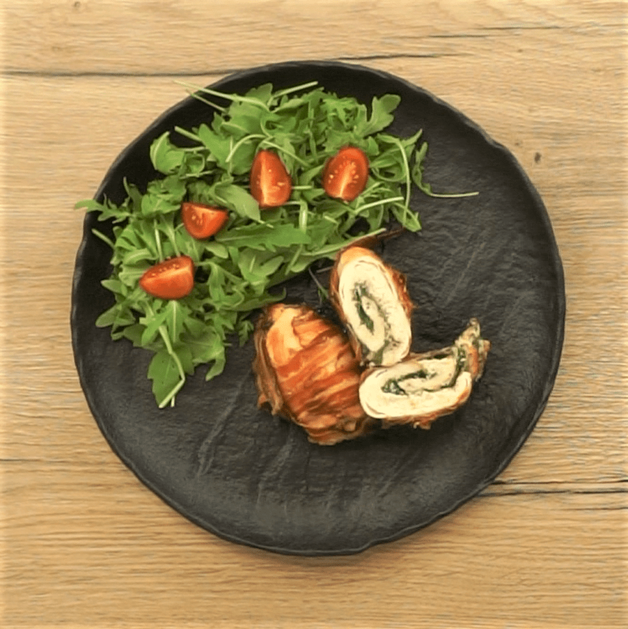 Bacon Wrapped Stuffed Chicken RollUps Dinner Meal Studio