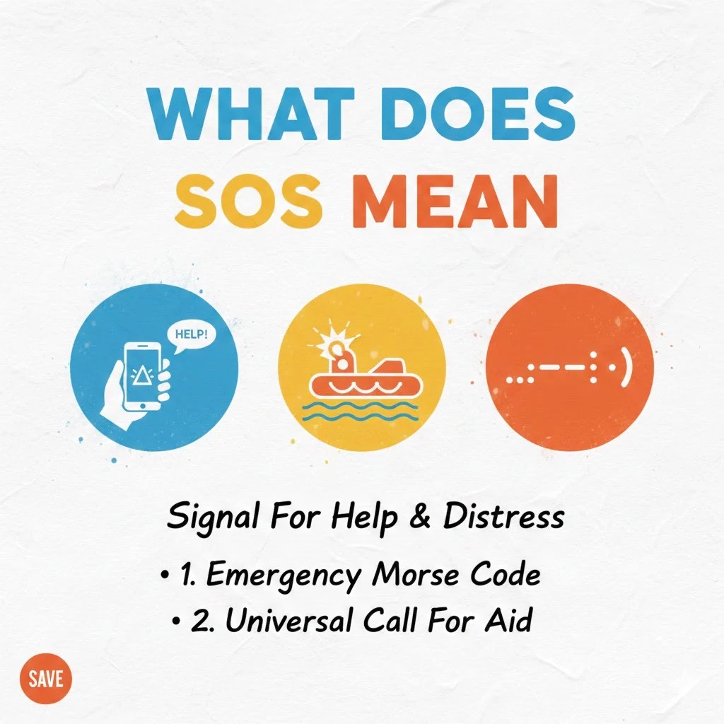 What Does Sos Mean Or Sos Meaning Complete Meaning Uses History