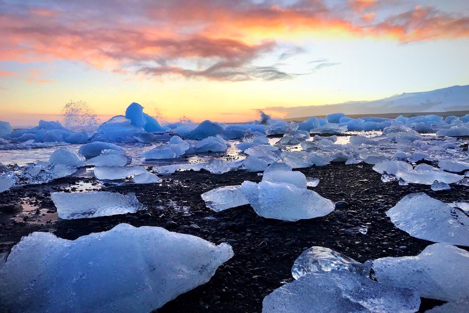 Breiðamerkursandur (Diamond Beach), Iceland