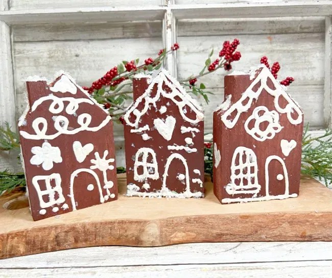 Puffy Paint Gingerbread House Decorations - Laura Kelly's Inklings