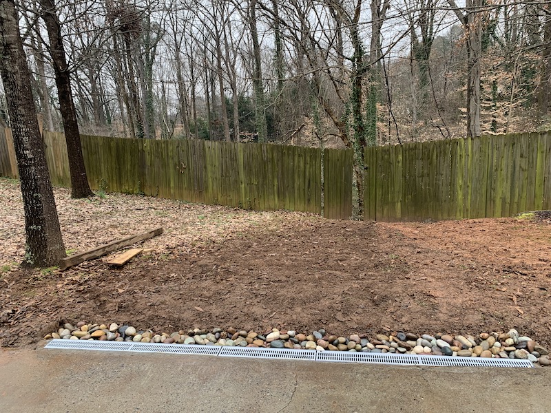 Channel Drain Installation DIY Driveway and Yard Me & Reegs