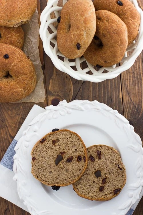 Buckwheat Cinnamon Raisin Bagels {GlutenFree, Vegan} Meaningful Eats