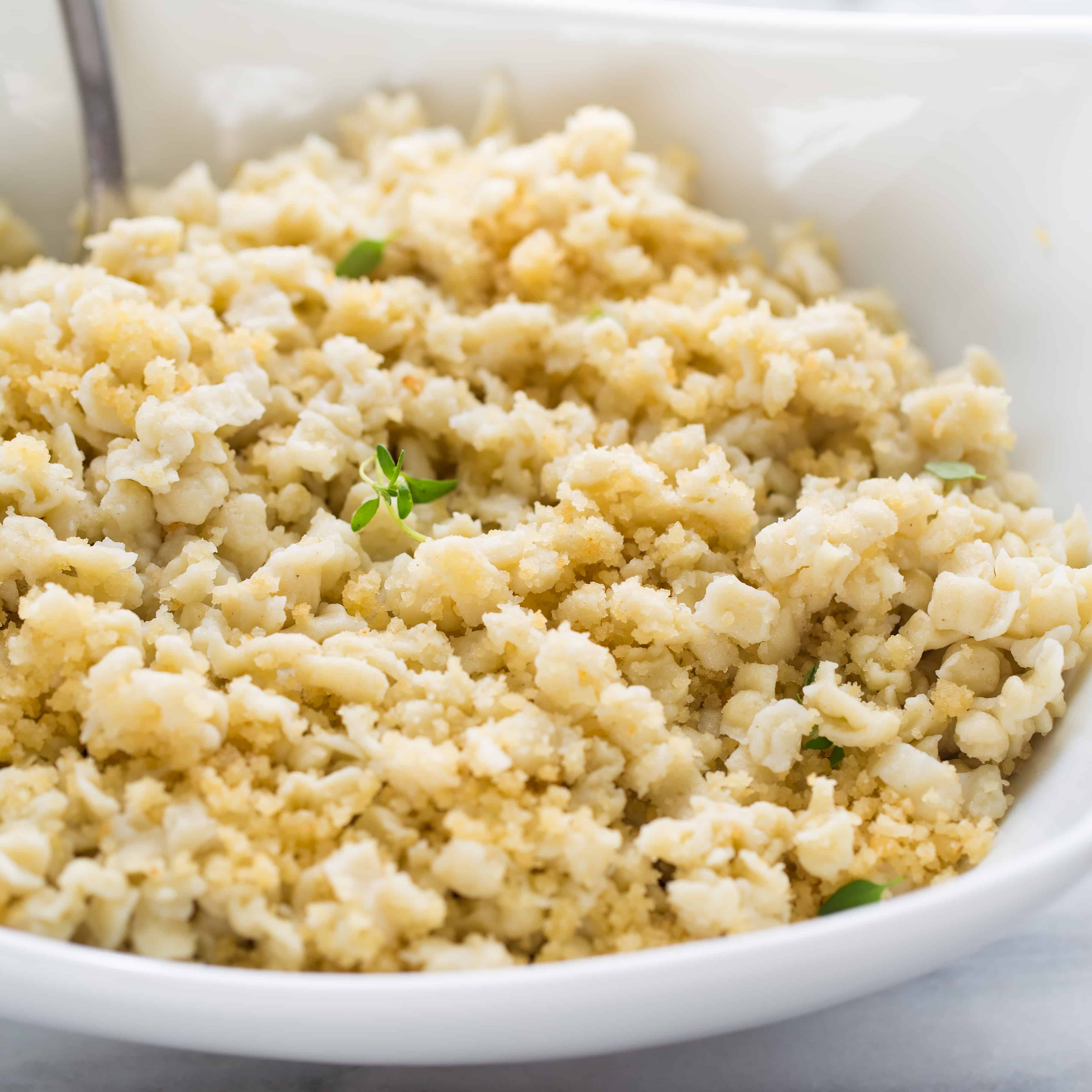 GlutenFree Spaetzle {German Egg Noodles} Meaningful Eats