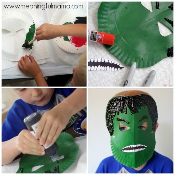 Hulk Mask Template