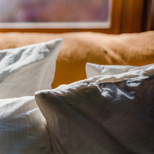 Man comes home late, showers