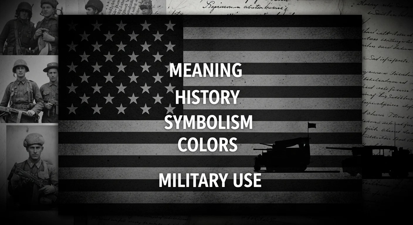 Black American Flag Meaning History Colors Symbolism Explained