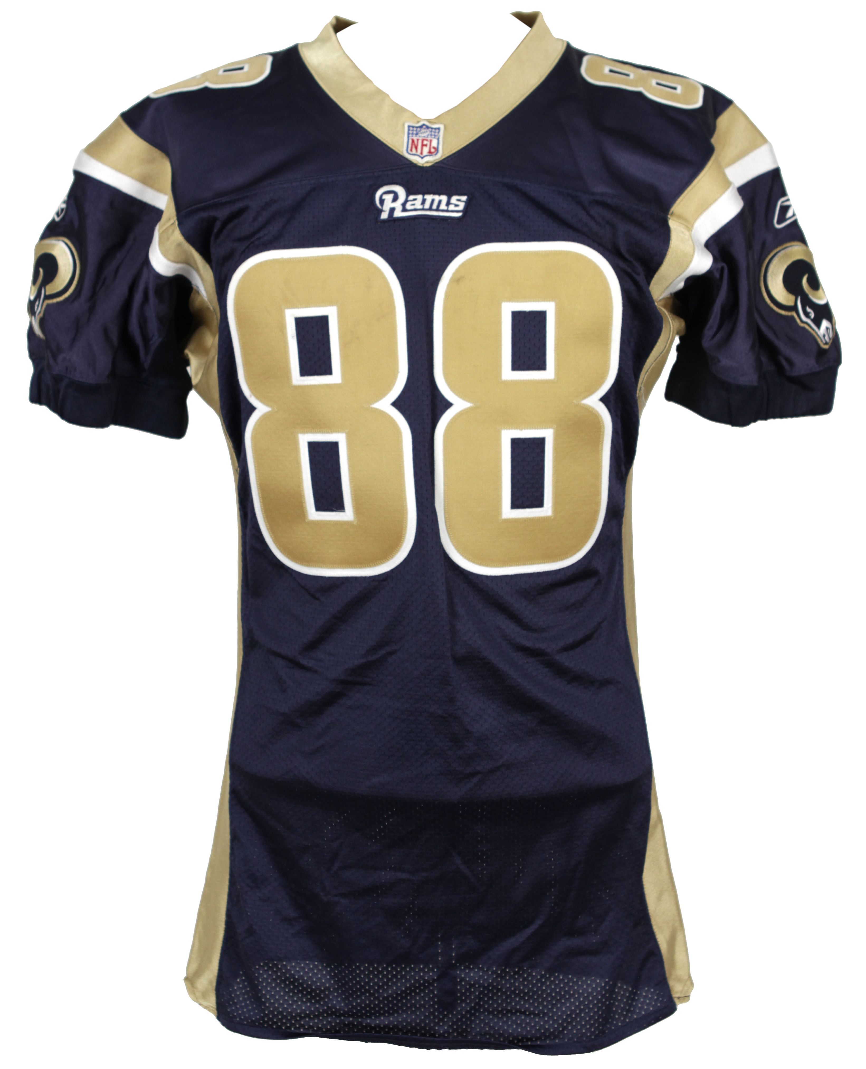 Lot Detail 2001 Terry Holt 88 St. Louis Rams Game Worn Home Jersey