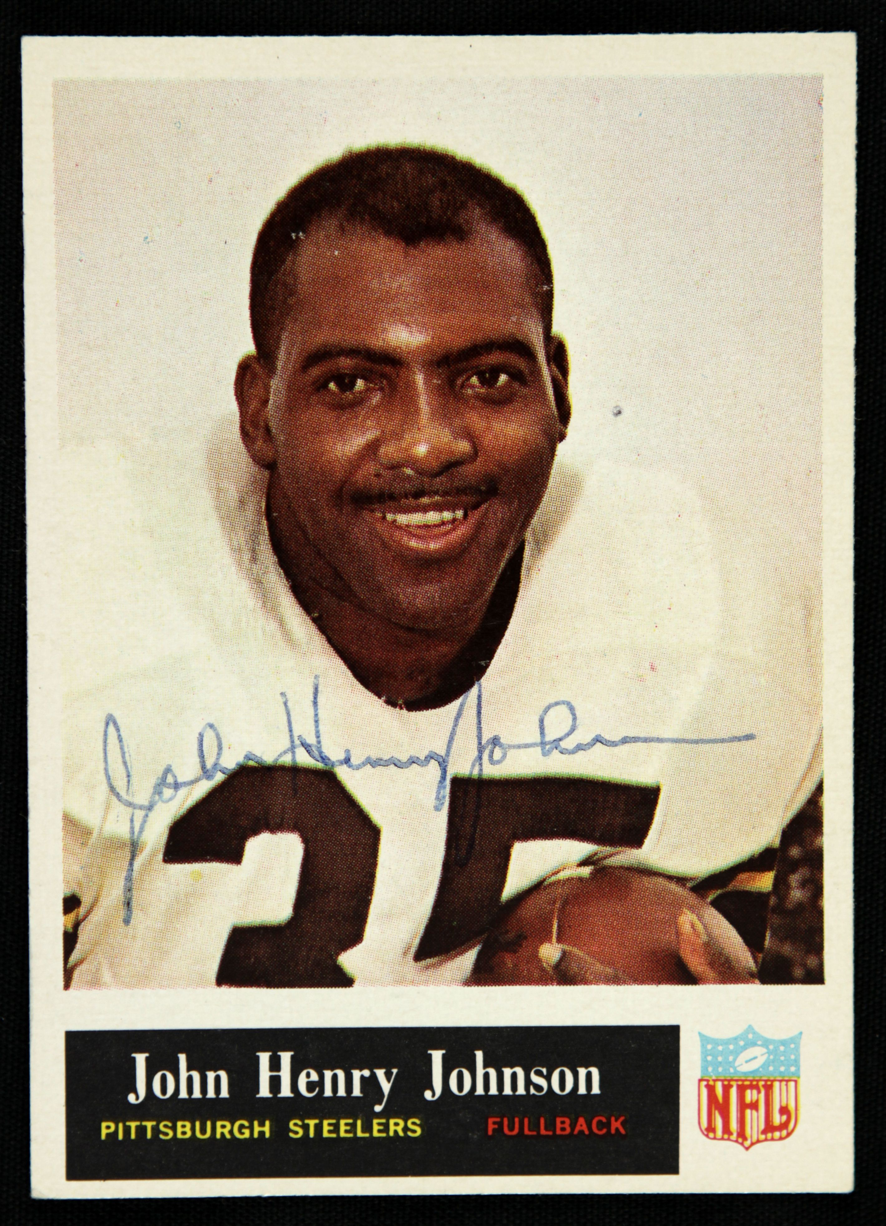 Lot Detail 1965 Philadelphia John Henry Johnson Pittsburgh Steelers