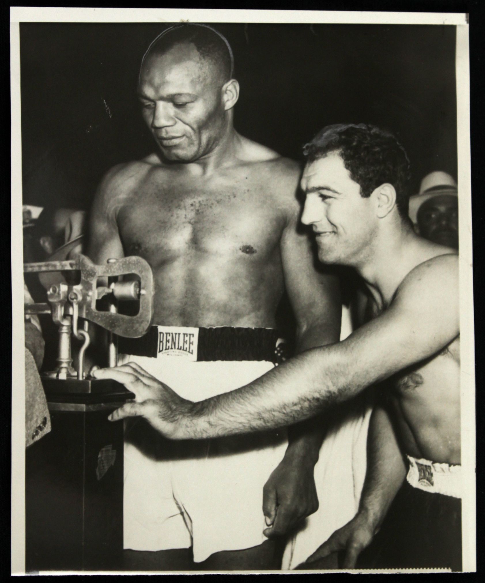 Lot Detail 195253 Rocky Marciano Jersey Joe Walcott Original 6" x 7" Photo