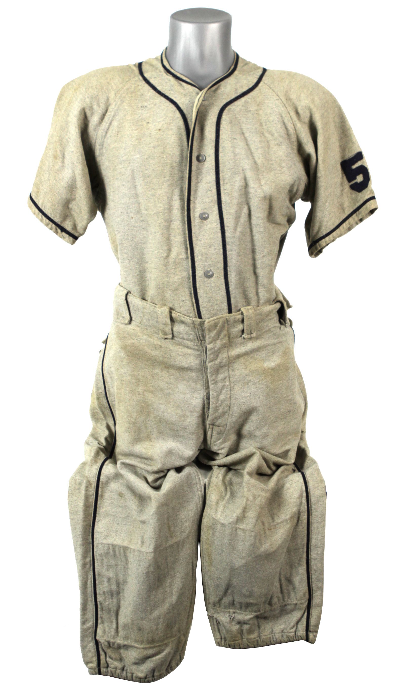 Lot Detail 1920's Volunteer Portland Cement Co. Flannel Baseball Uniform