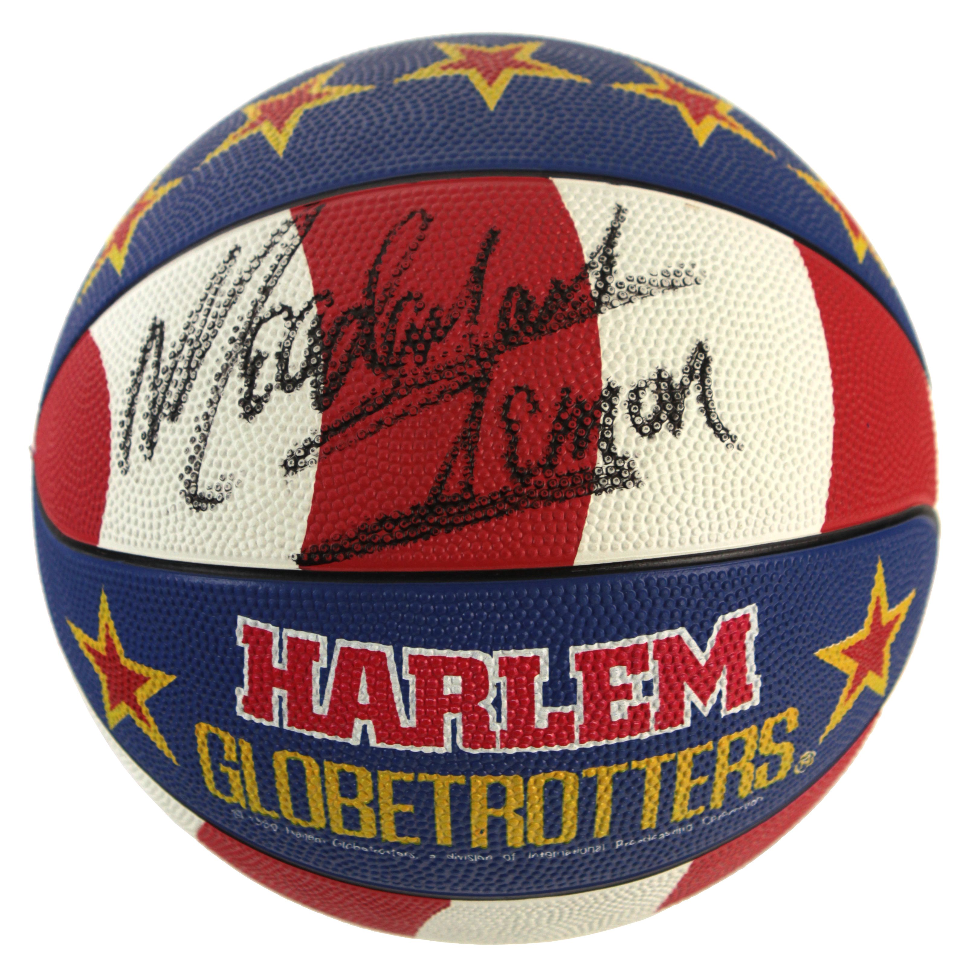 Lot Detail 1990's Meadowlark Lemon Harlem Globetrotters Signed Red