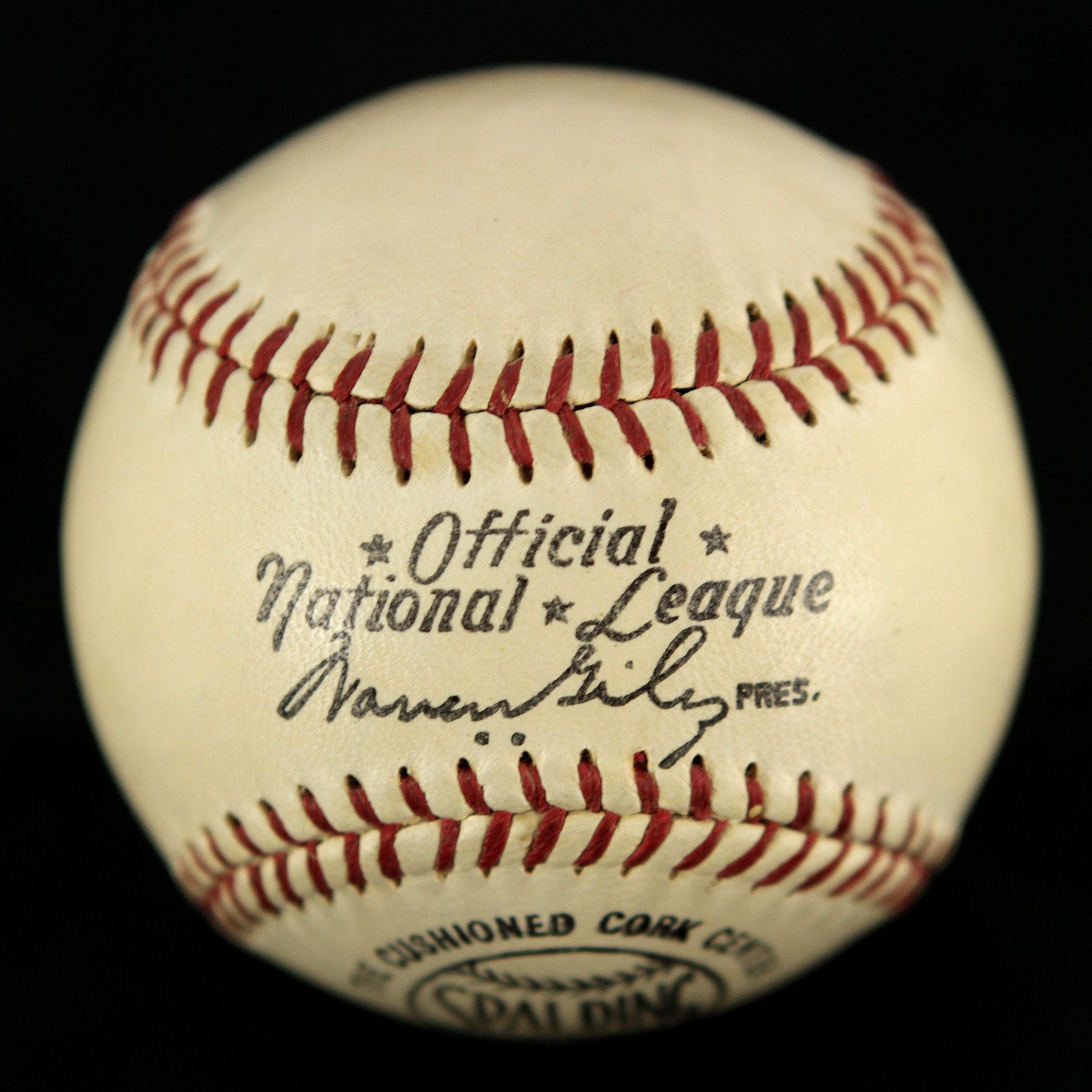Lot Detail 195169 Spalding Official National League Warren Giles