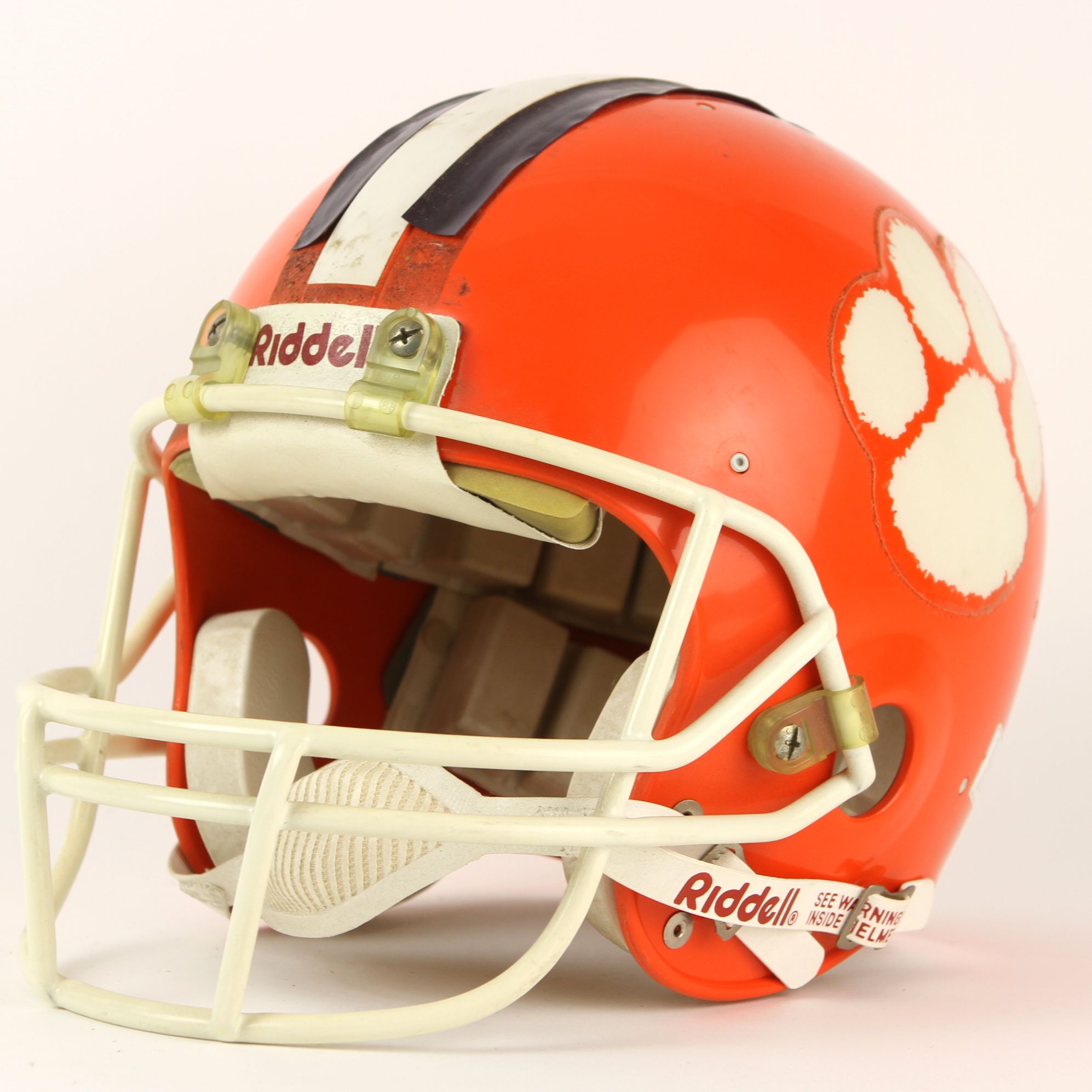 Lot Detail 1980's circa Clemson Tigers Game Worn Football Helmet
