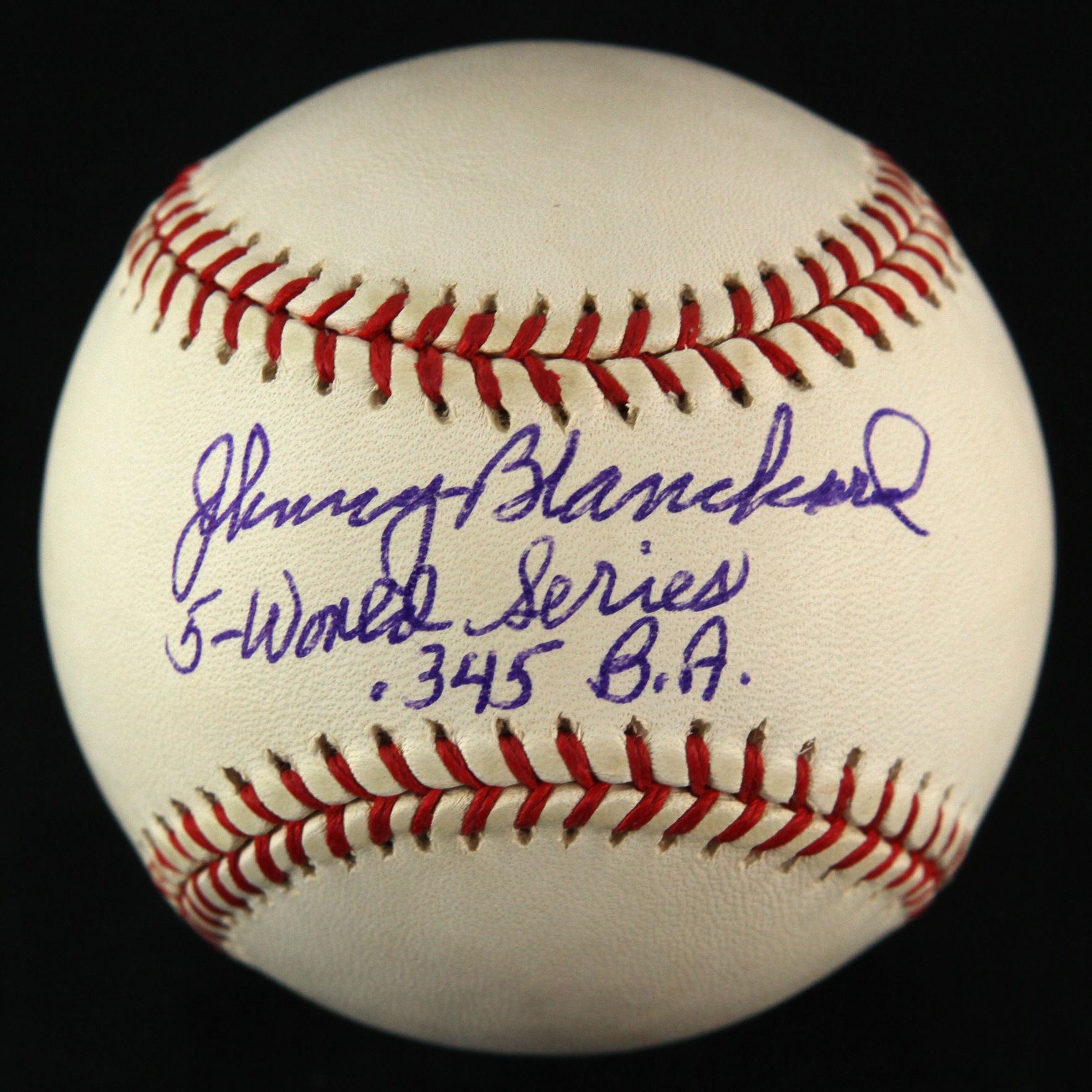 Lot Detail 19942000 Johnny Blanchard New York Yankees Single Signed