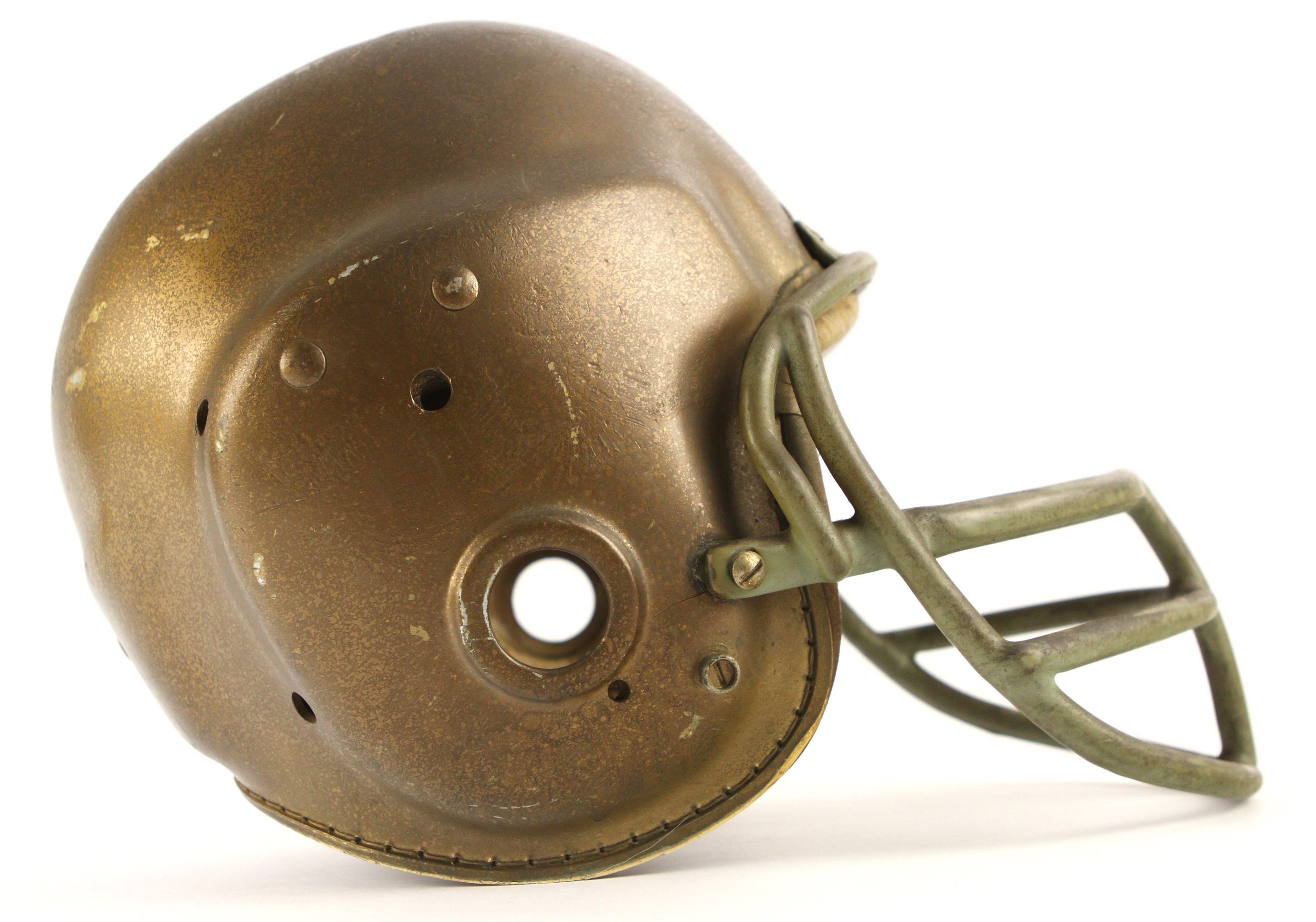 Lot Detail 1950's circa Game Worn Composite Football Helmet (MEARS LOA)