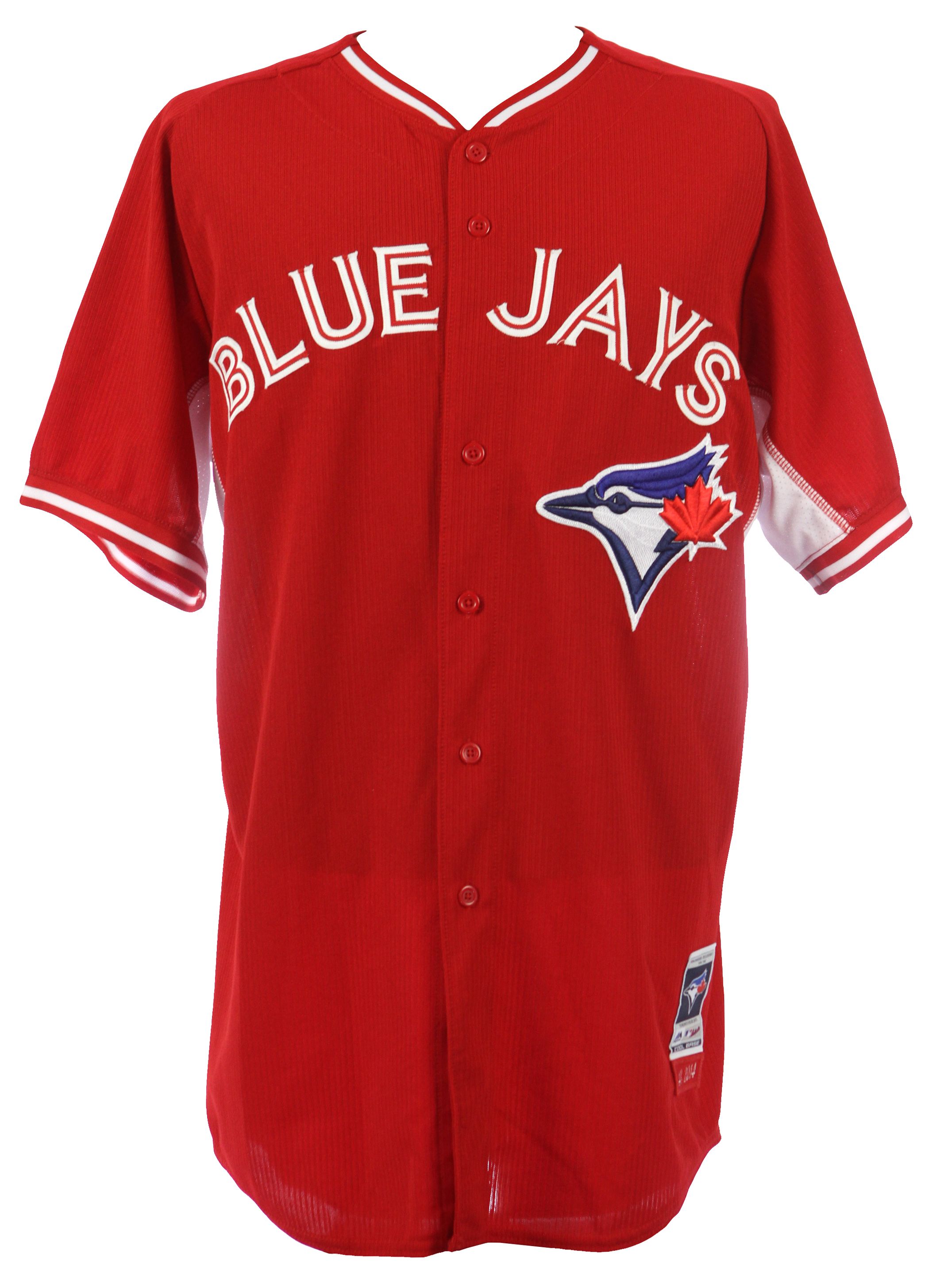 Lot Detail 2014 (August 10) JA Happ Toronto Blue Jays Game Worn