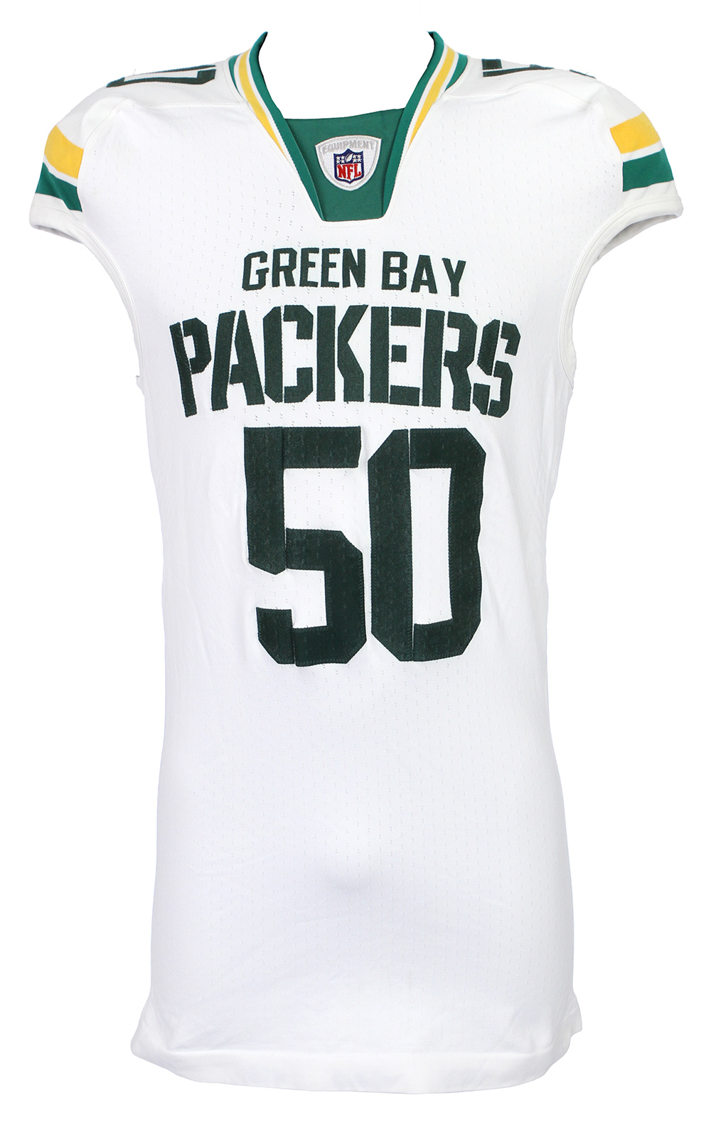 Lot Detail 200609 AJ Hawk Green Bay Packers Sample Jersey (MEARS LOA)