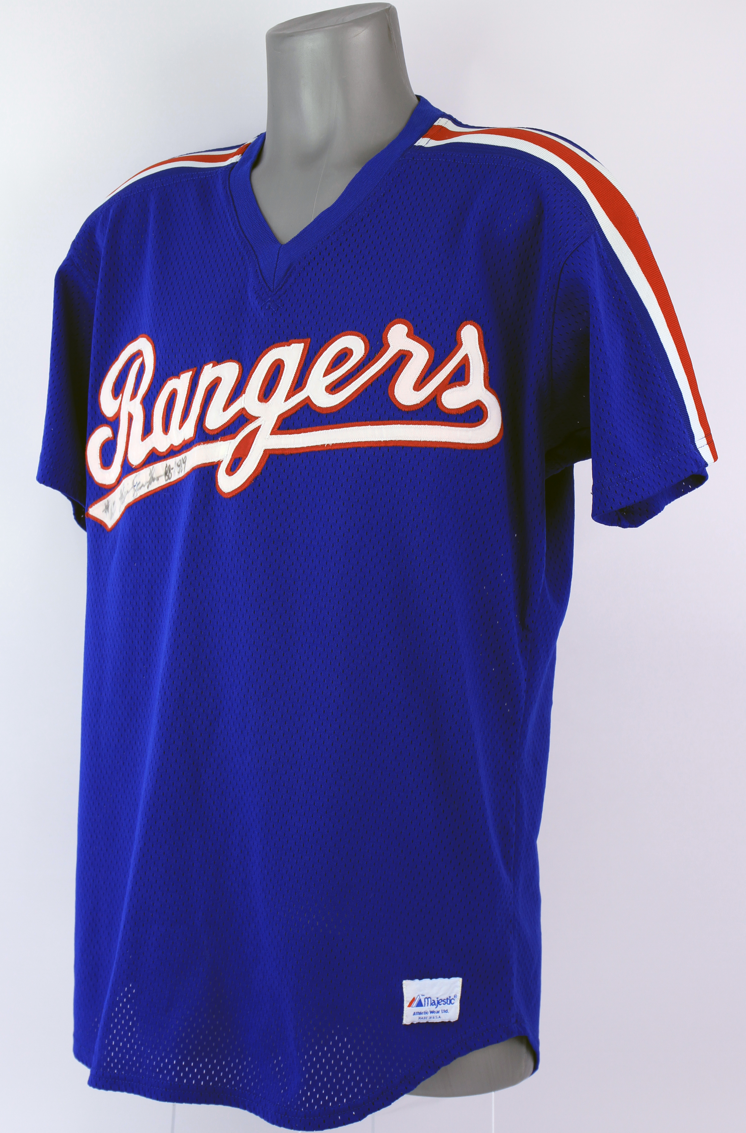 Lot Detail 198889 Fergie Jenkins Texas Rangers Dual Signed Batting