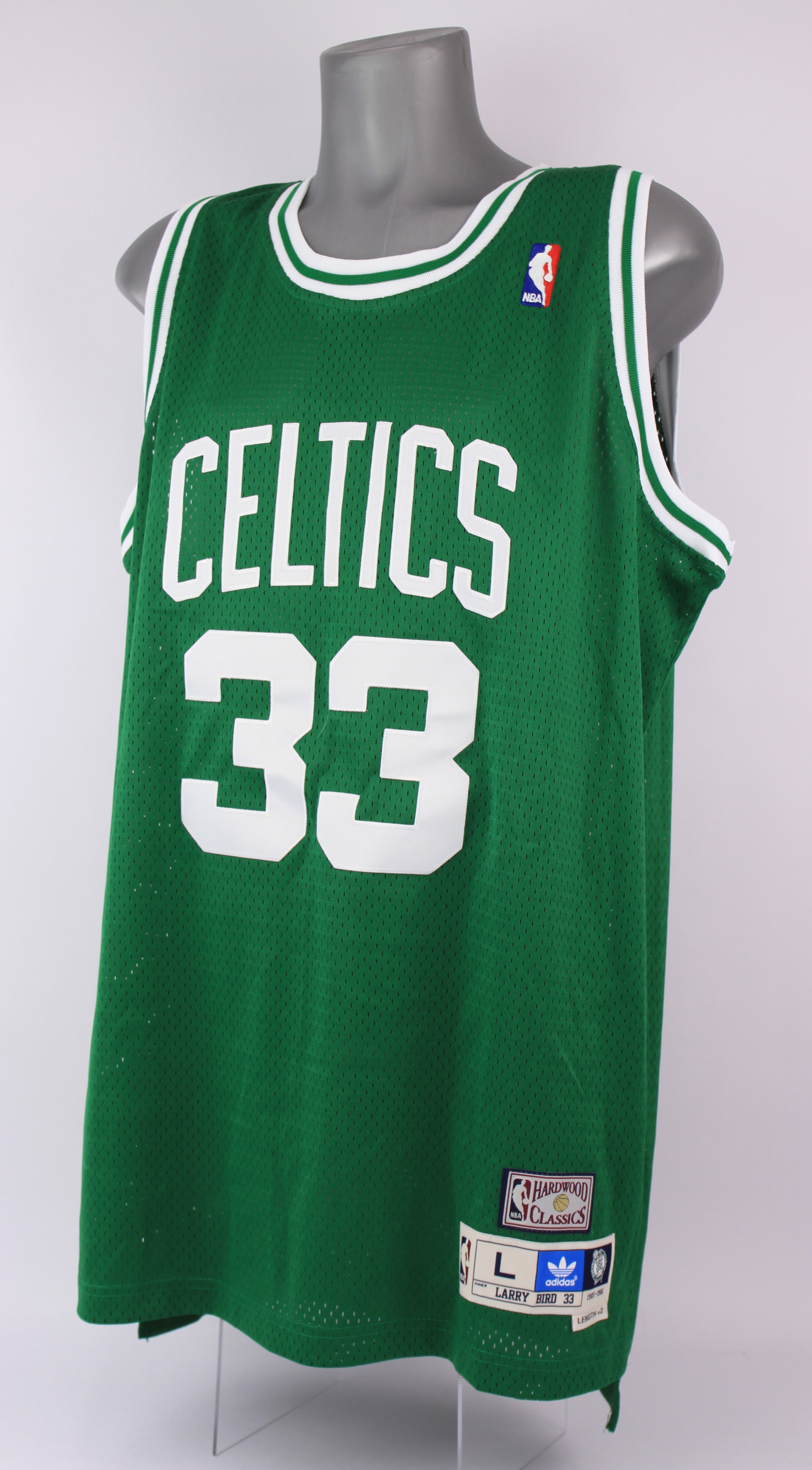 Lot Detail 2000's Larry Bird Boston Celtics Signed Adidas Hardwood