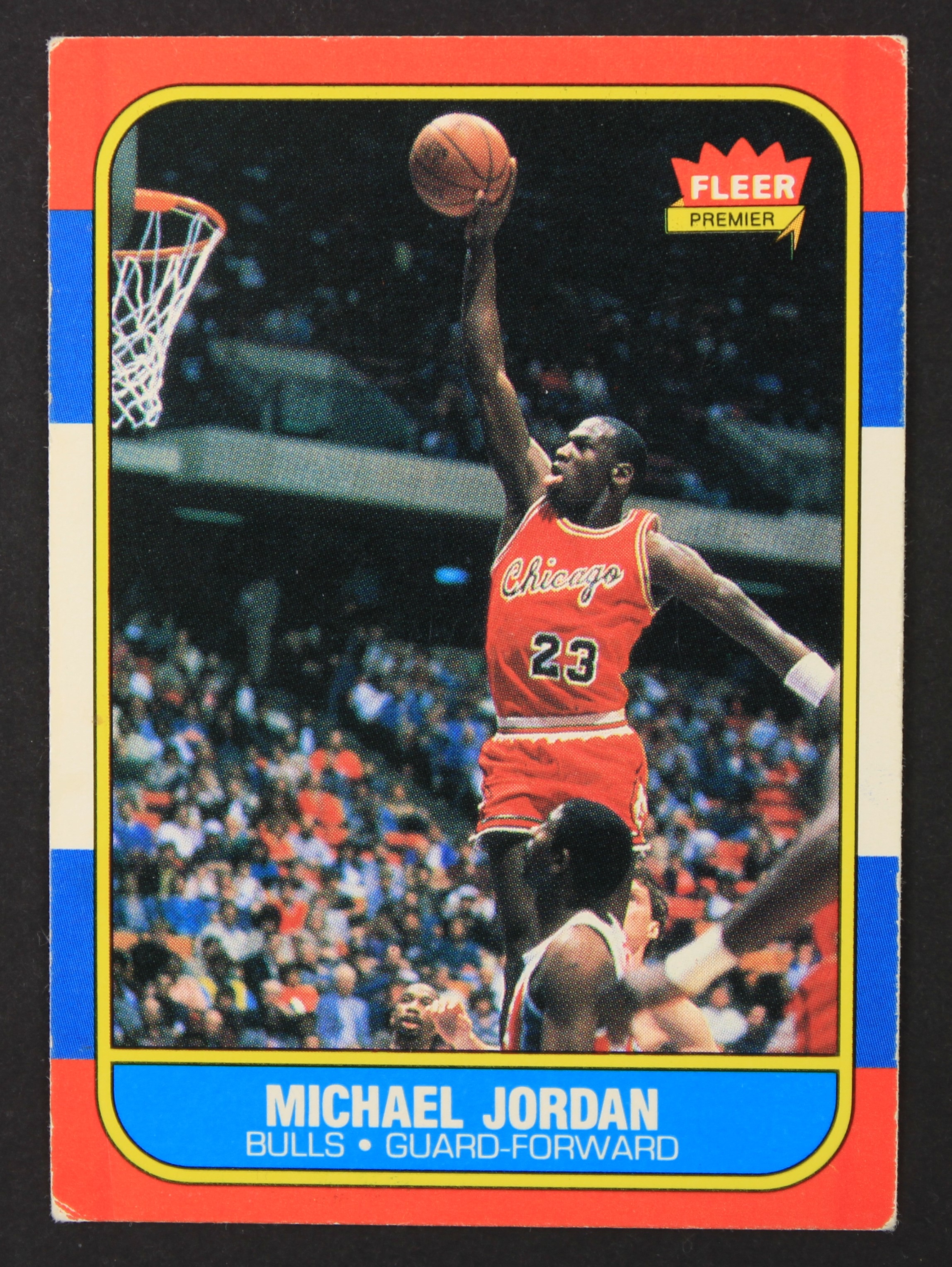 Lot Detail 1986 Michael Jordan Chicago Bulls Fleer 57 Rookie Basketball Trading Card