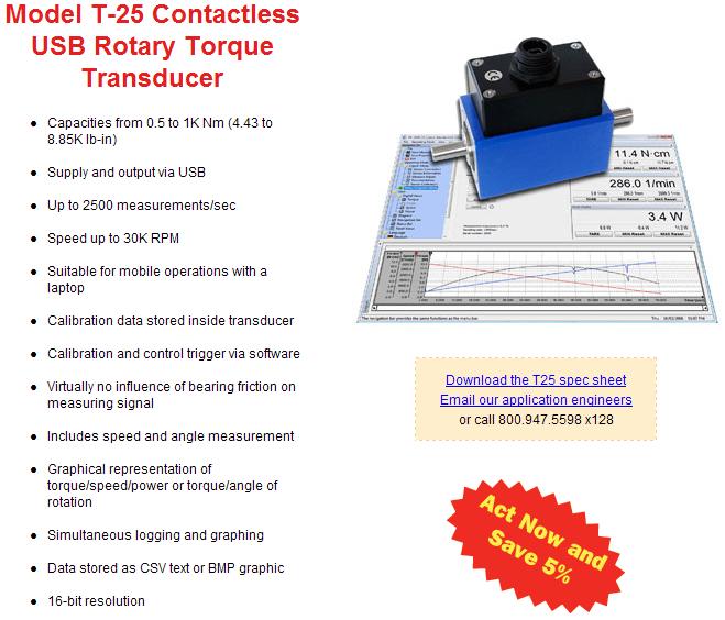 USB Load Cell, USB Torque Sensors, USB Force Sensors, USB Transudcers