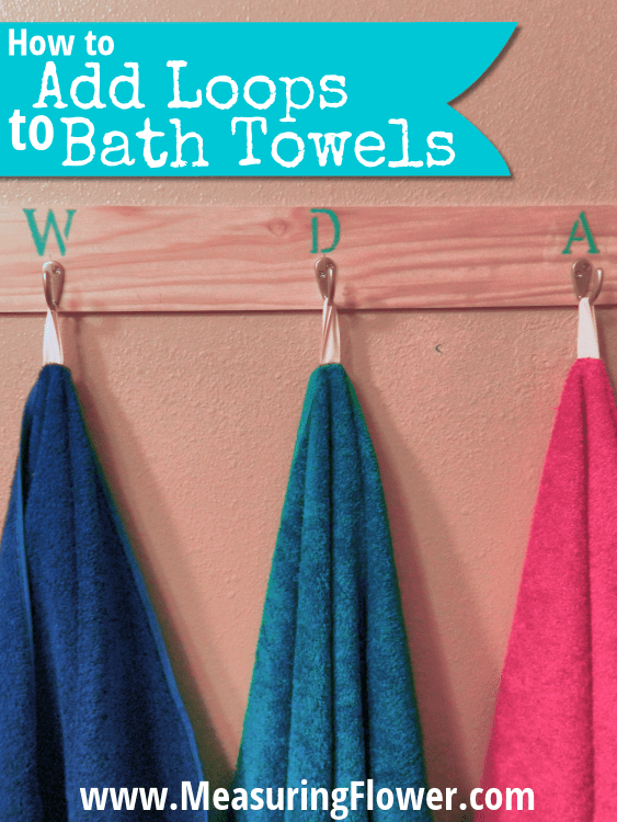 How to Add Loops to Bath Towels
