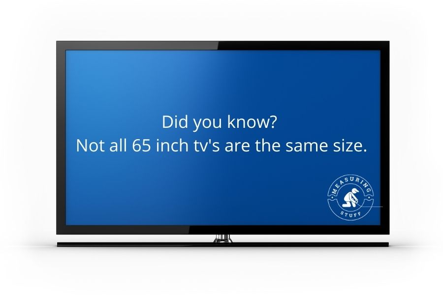 What Are The Dimensions Of A 65Inch TV? Measuring Stuff