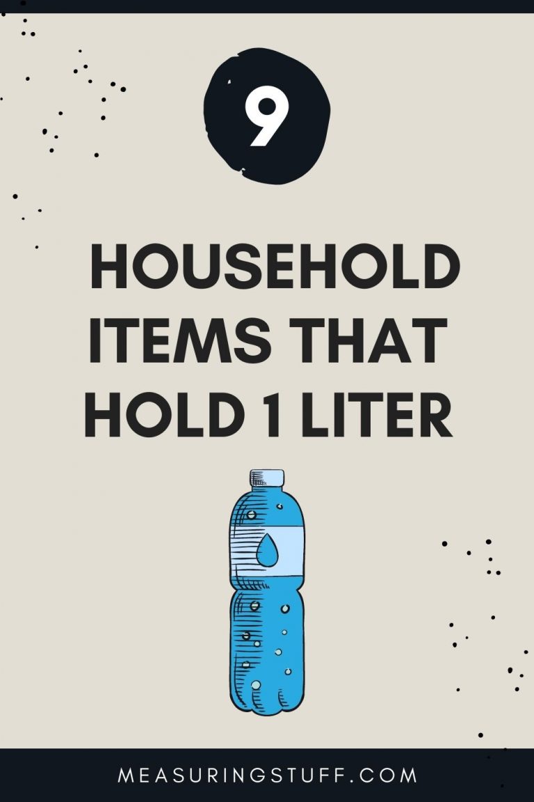 9 Household Items That Hold 1 Liter – Measuring Stuff
