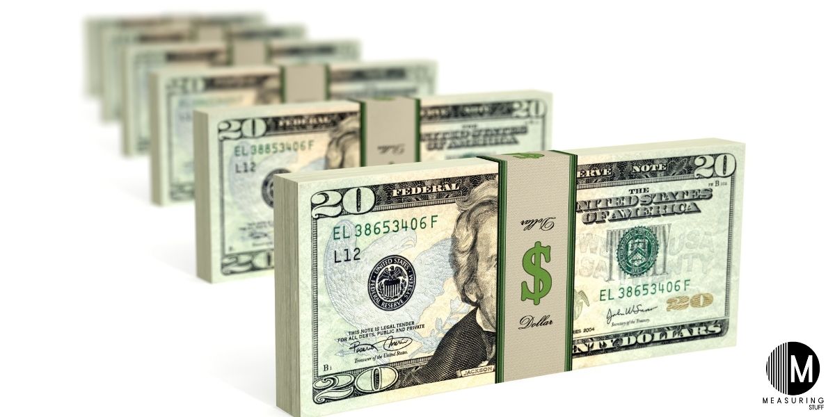 How Much Does 3 Million Dollars Weigh In 20 Bills? Measuring Stuff