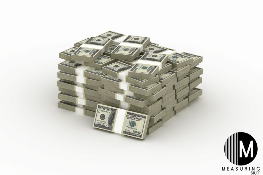 How Much Does 7 Million Dollars Weigh? Measuring Stuff