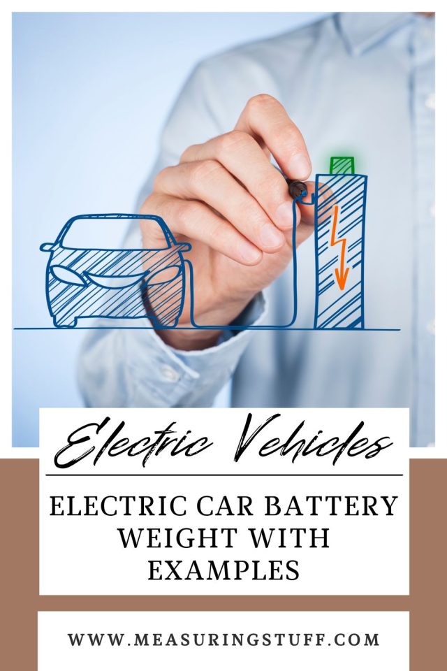 Electric Car Battery Weight (With Examples) Measuring Stuff