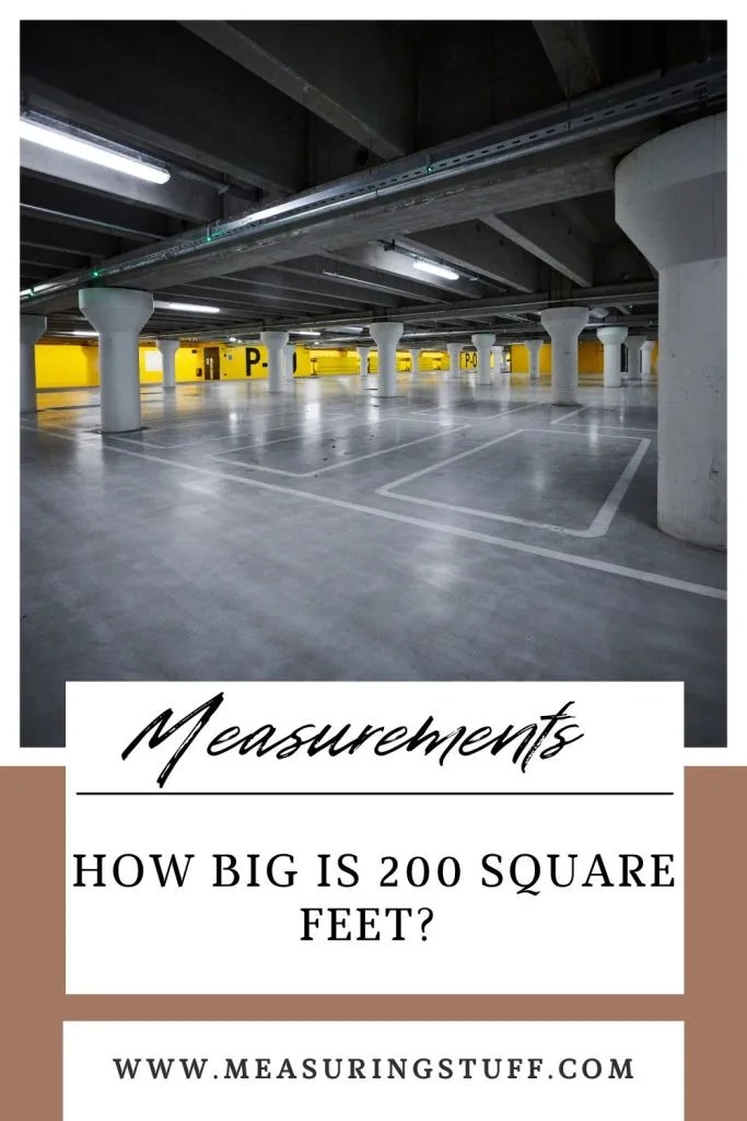 How Big Is 200 Square Feet? (With Examples) Measuring Stuff