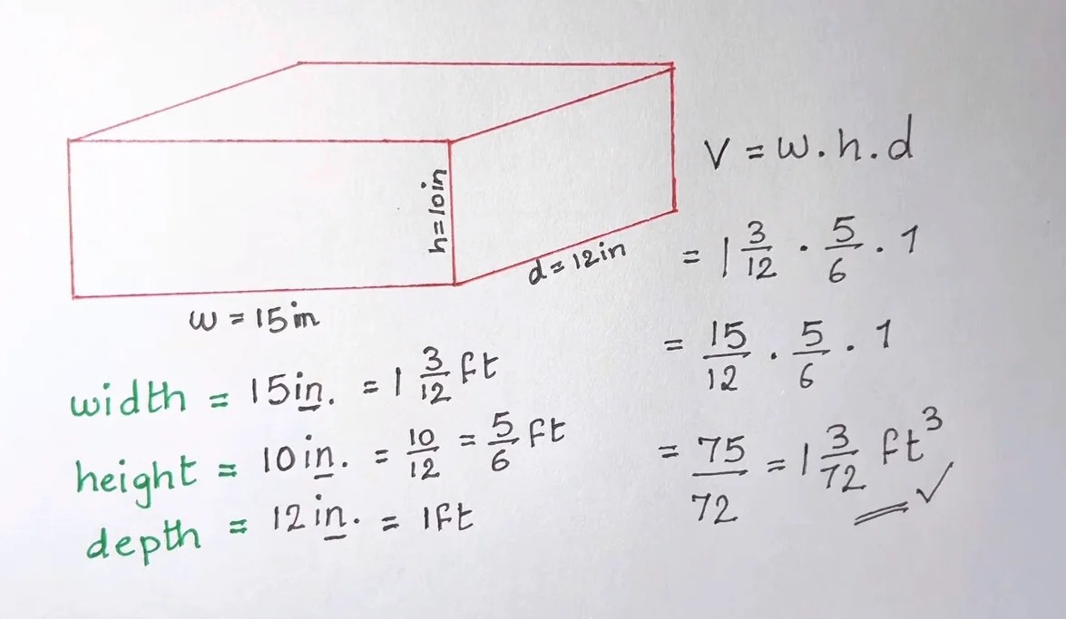Things That are 3 Cubic Feet Big 11 Common Things Measuring Troop