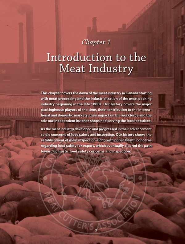 Chapter 1 Introduction to the Meat Industry MeatForce Canadian