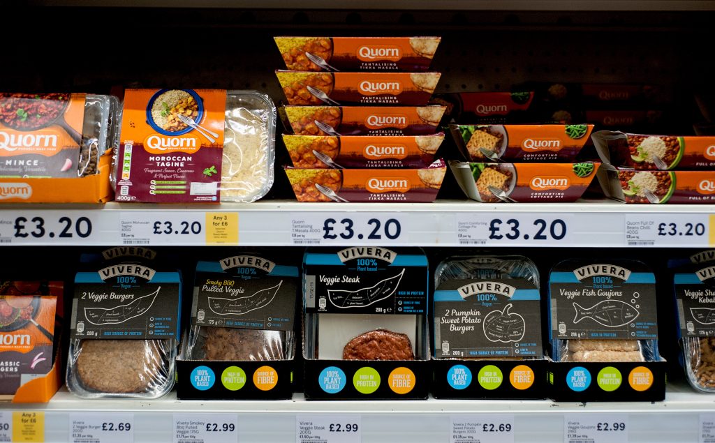 Veganism and plantbased patties are on the rise in the UK