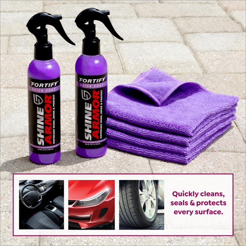 Shine Armor Fortify Quick Coat Waterless Car Wash Mebior