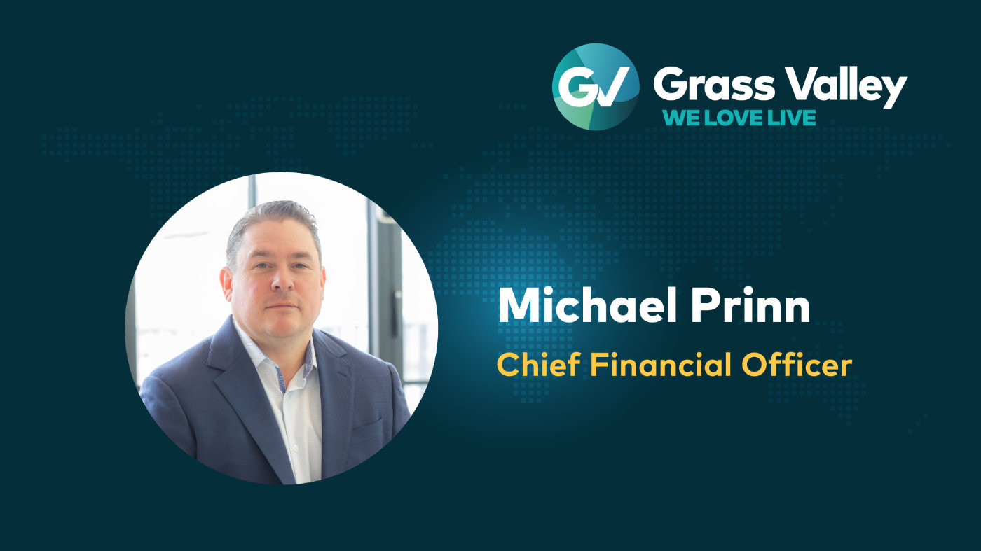 Michael Prinn ist neuer CFO von Grass Valley