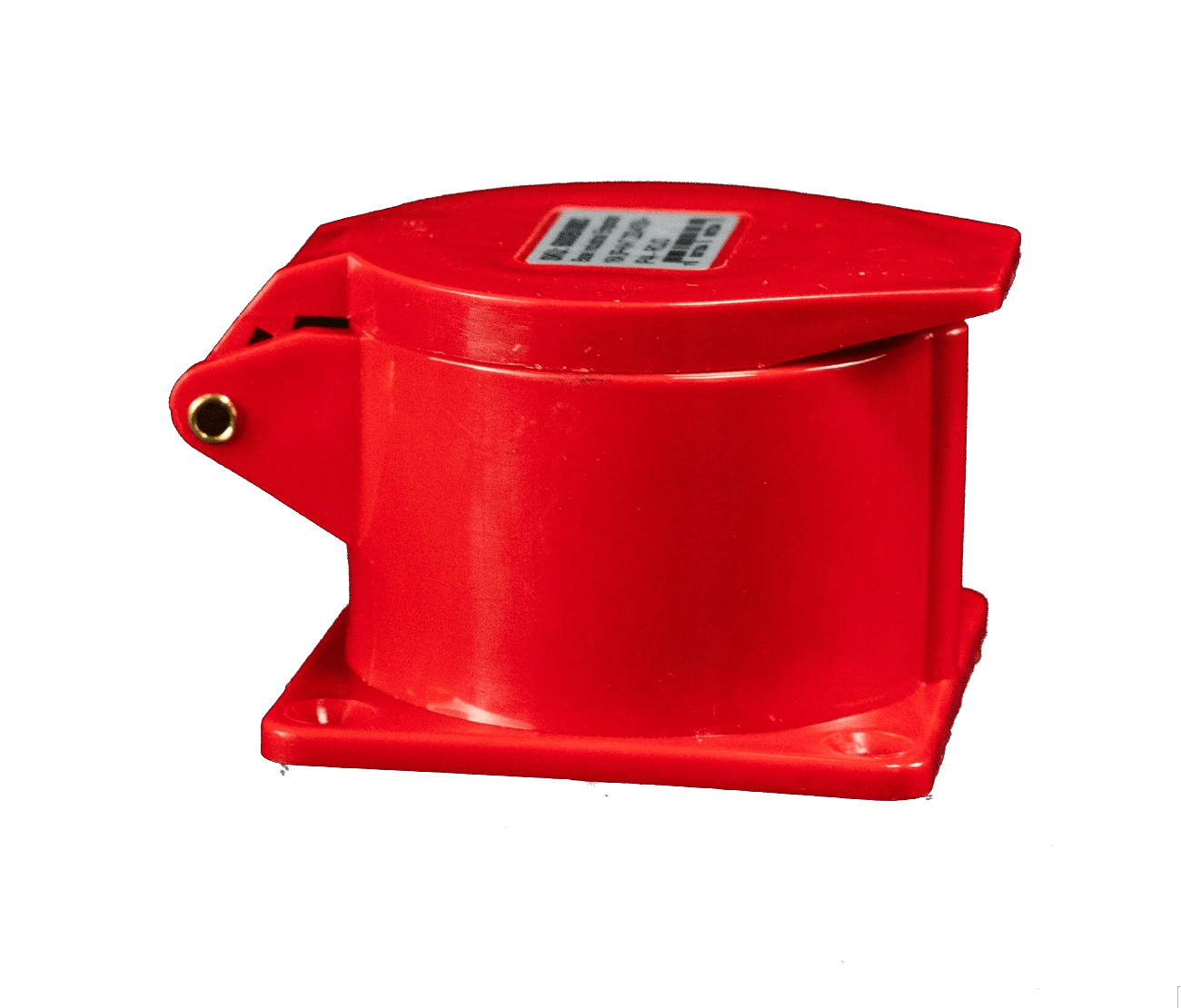 Base Industrial Empotrada 16A 4P. Rojo Mec Sistemas Eléctricos