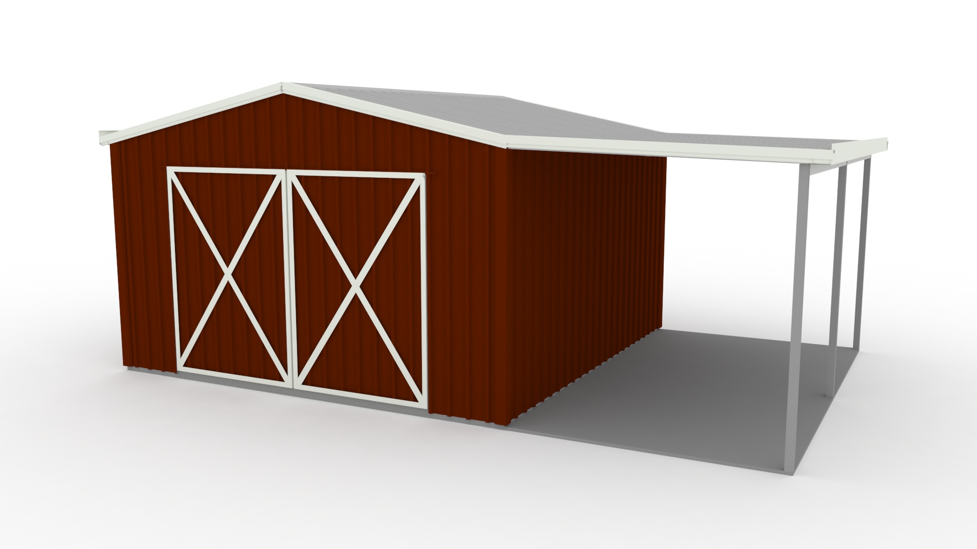 Hobby Farm Shed 4.5x4.5 Mecano Sheds and Kit Homes