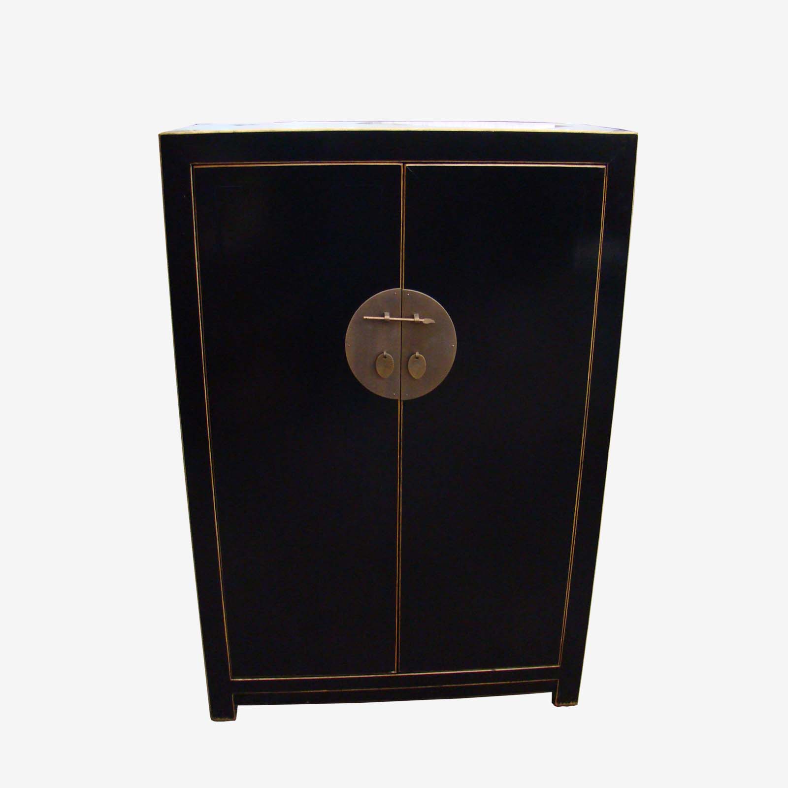 Medium Sized Oriental Chinese Black Mecasso Furniture Store