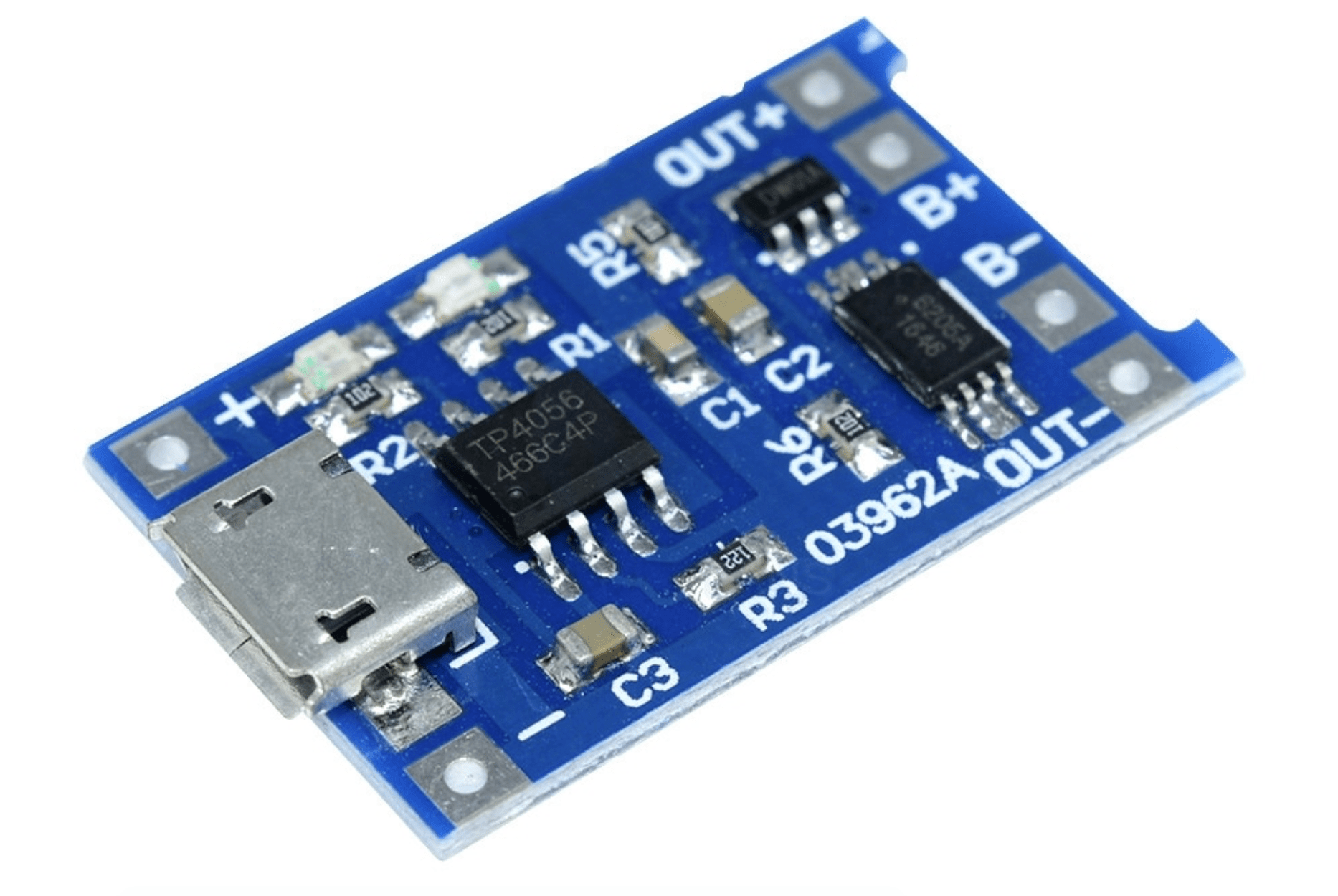 Micro USB Lithium Battery Charging Module TP4056 with Battery