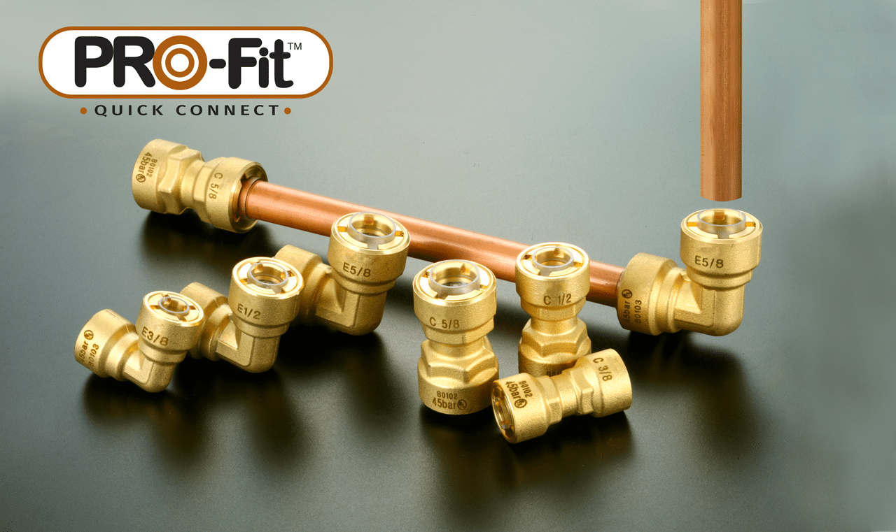 RectorSeal PROFit Product Line Quick Connect Refrigerant Line Fittings