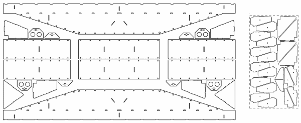 DriveOver Fenders Wide Car Hauler Trailer Plans 7' x 18.5' 12K, Low