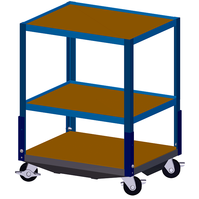 Shop Cart Plans 3in1, Extra High Load Capacity up to 3200 lbs