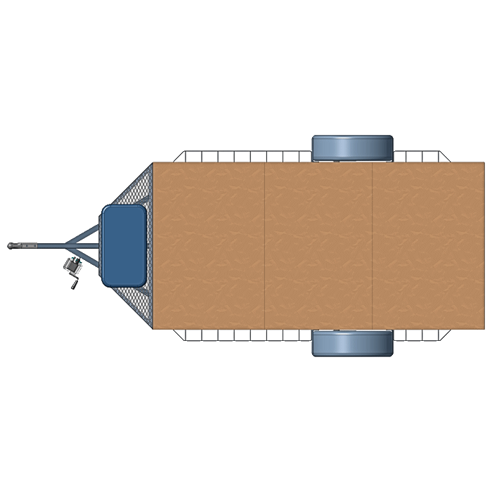 5x10 Lightweight Camper Chassis For Teardrop & Mini Campers