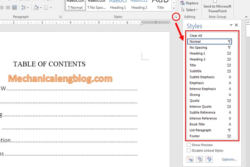 How to create new style in Word Mechanicaleng blog