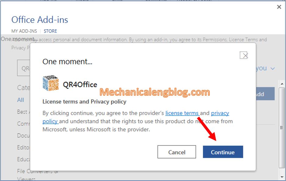 How to create QR code in Ms Word Mechanicaleng blog