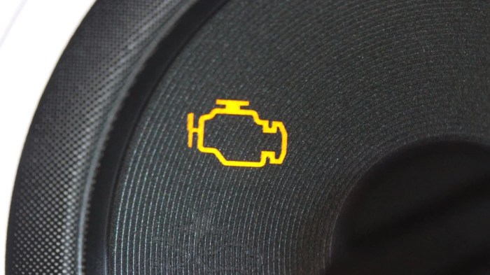 Does a check engine light fail emissions
