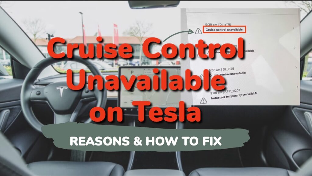 Tesla Cruise Control Unavailable Causes & QUICK FIX! (2023